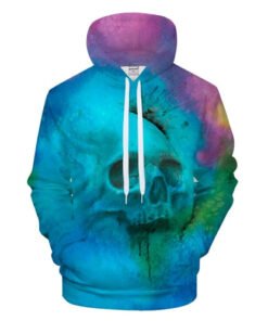 Blue Skull Hoodie