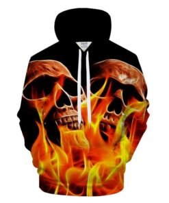 Fire & Skull Hoodie